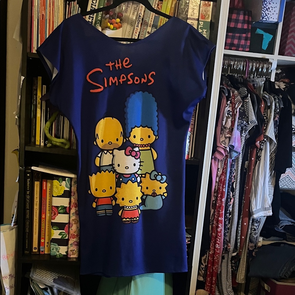 Hello kitty Japan LA  The Simpsons T-Shirt dress